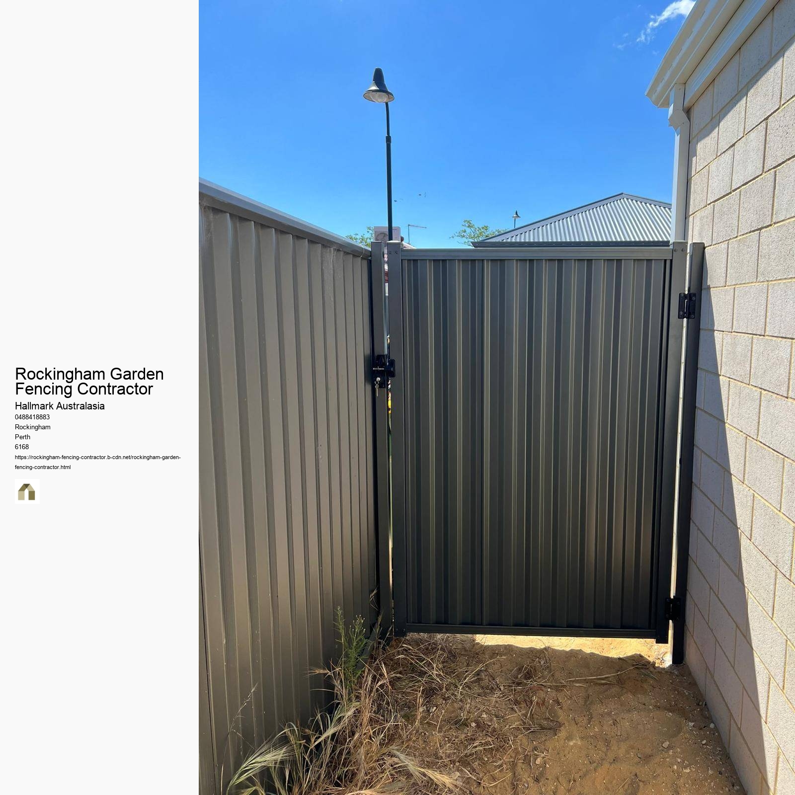 Rockingham Garden Fencing Contractor