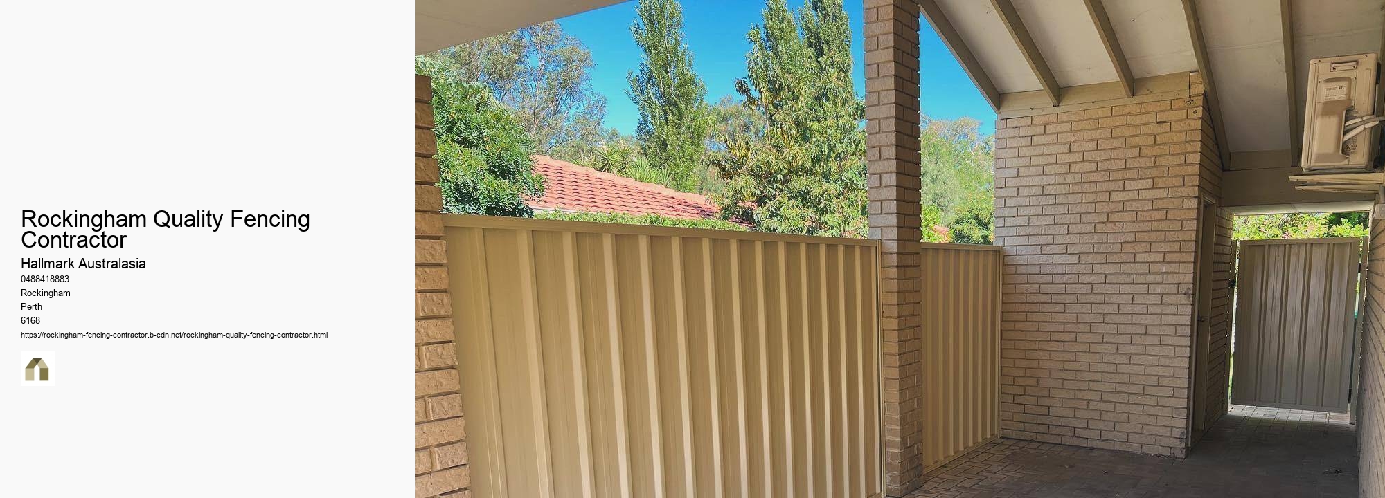 Rockingham Quality Fencing Contractor